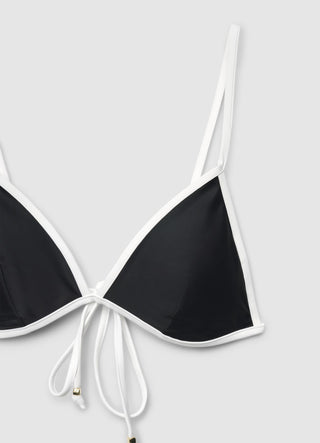 Reggiseno mare triangolo con piping