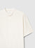 Camicia misto lino con collo coreana