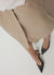 Décolleté slingback a rete