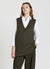 Gilet con scollo a V