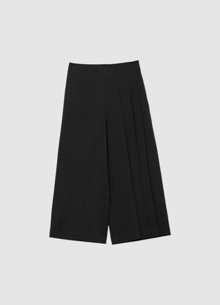 Pleated culotte trousers