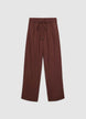 Linen blend jogger trousers - XS