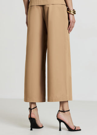 Crop palazzo trousers