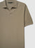 Open-collar polo shirt in jacquard