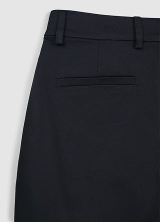 Plain satin trousers
