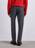 Pantaloni straight eleganti con microfantasia