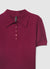 Kurzärmliges Polo-T-Shirt aus Strick