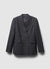 Double-breasted herringbone jacket