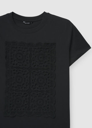 T-shirt passamaneria crochet