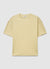 Wide plain-colour T-shirt