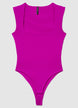 Square neck bodysuit - XL