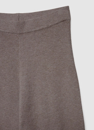 Straight-leg knit trousers