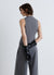 Gilet avec boutons unis