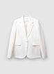 Einreihige Jacke, hinten offen - L