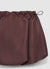 Shorts-jupe ballon uni