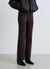 Straight-leg knit trousers