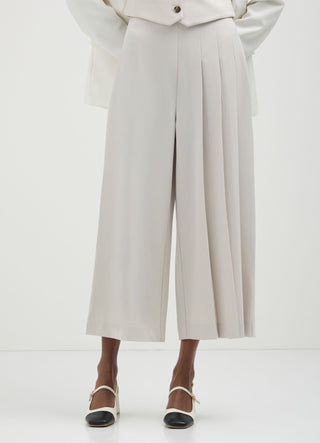 Plissierte Culotte-Hose
