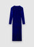 Langes Wickelkleid mit Drapierung