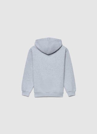 Hoodie with embossed lettering