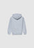 Hoodie with embossed lettering