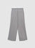 Pantalon palazzo à rayures et taille boxer