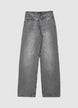 Wide-leg jeans with asymmetrical flap - 36 EU