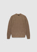 Pullover mit einfarbigem englischem Rippenmuster - S