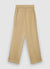 Solid colour cuffed trousers