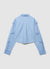 Camicia crop con fiocchi applicati
