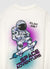 Long-sleeved T-shirt with astronaut print