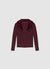 Cardigan a costine con collo effetto pelliccia