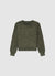 Crew neck jumper with raglan sleeves