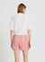 Plain-colour shirt with knot detail