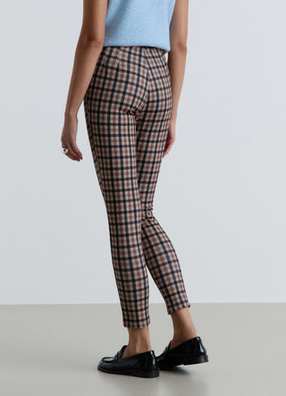 Leggings lunghi a quadri