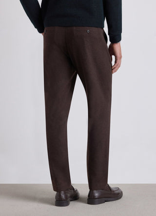Chino-Hose mit Wolloptik