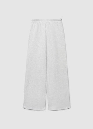 Pantaloni ginnici palazzo tinta unita