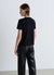 T-shirt con applicazione strass