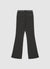 Pantaloni a zampa con fascia in raso