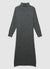 Long turtleneck knitted dress