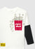 T-shirt a maniche lunghe con stampa popcorn