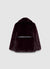 Manteau mi-long effet fourrure avec ceinture