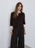 Plain satin cardigan