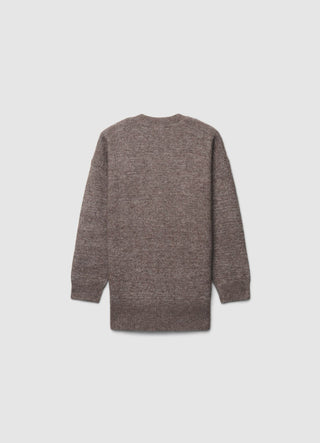 Oversize-Cardigan mit Knöpfen