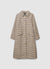 Cappotto monopetto a quadri