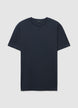 Plain-colour crew neck T-shirt - S
