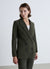 Double-breasted corduroy jacket