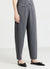 Pinstriped balloon trousers