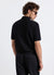 Plain polo shirt with collar and two buttons