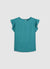 Blouse sleeves with ruffles