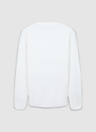 Maglia girocollo in ciniglia